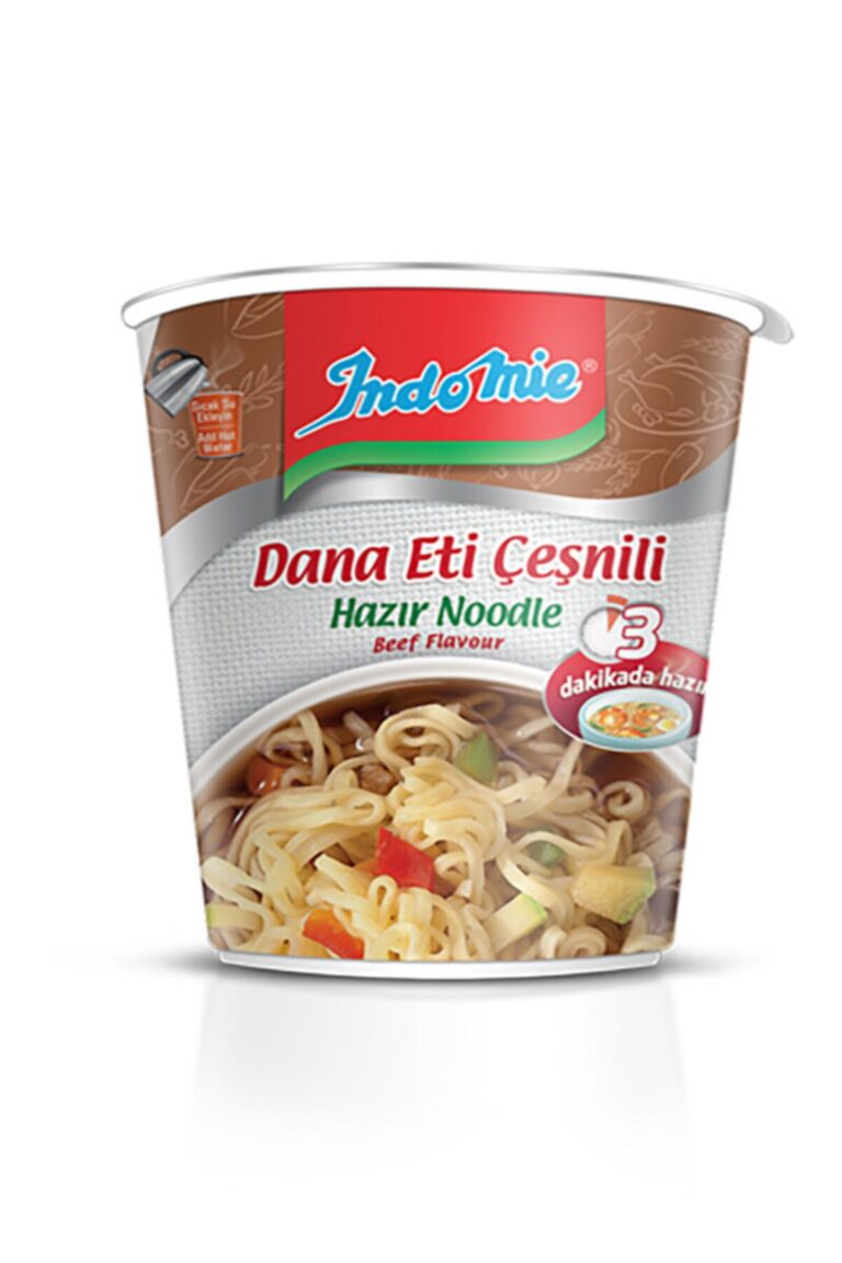 Indomie Bardak Dana Eti Çeşnili 60 gr 24 Adet Akfer Pazarlama